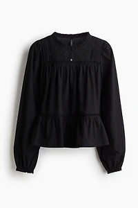 Embroidered Cotton Blouse