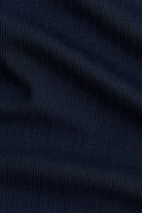 Pointelle-Jersey Dress