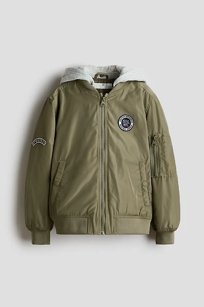 Hooded Bomber Jacket