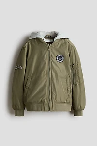 Hooded Bomber Jacket