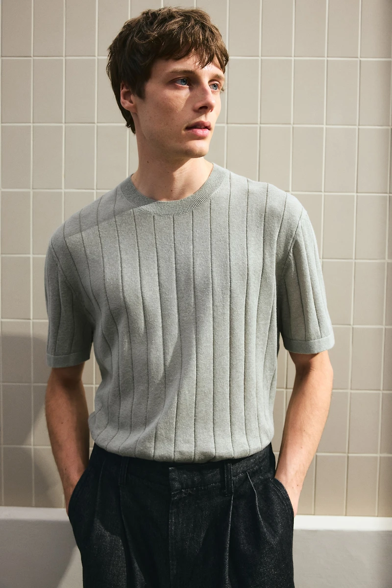 Regular-Fit Knit T-Shirt