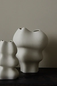 Extra-Large Irregular-Shaped Stoneware Vase