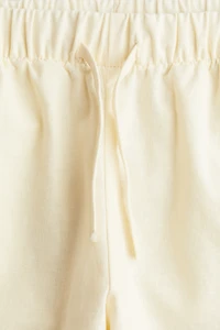 Pantalon de jogging en lin mélangé