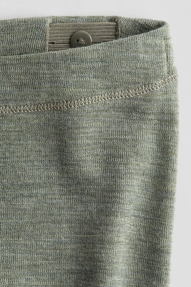 Legging en jersey de laine mérinos