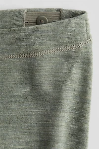 Legging en jersey de laine mérinos