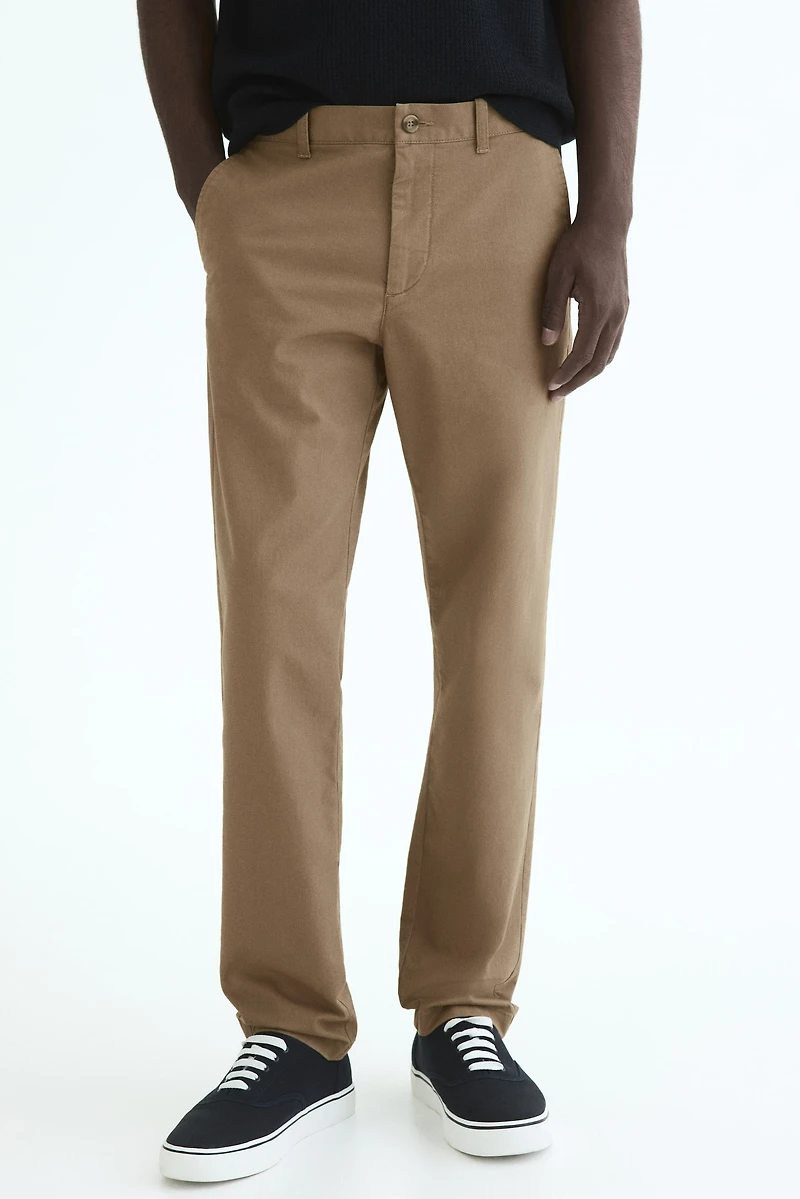 Slim-Fit Cotton Chinos
