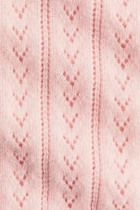 Gilet en pointelle de coton