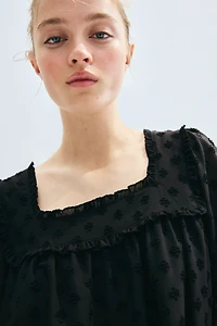 Sheer Plumeti Dress