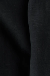 Jupe-culotte large en lin mélangé