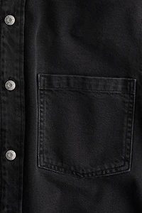 Feather Soft Oversized Denim Shirt