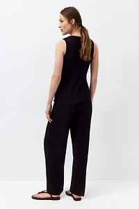 Ensemble 2 pièces MAMA en jersey froissé