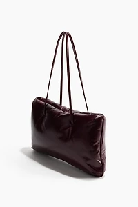 Padded Leather Shoulder Bag