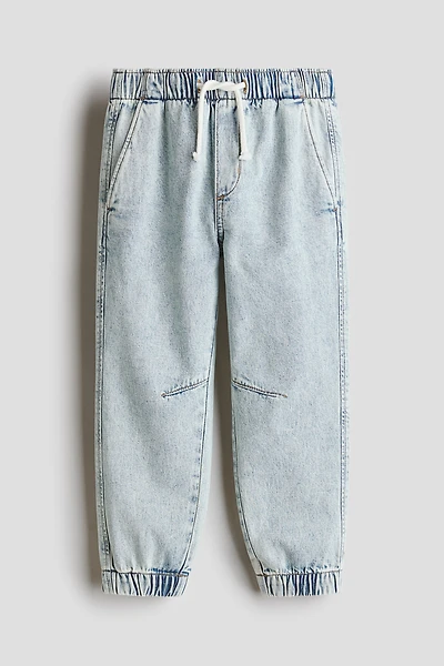 Pantalon de jogging en denim coton