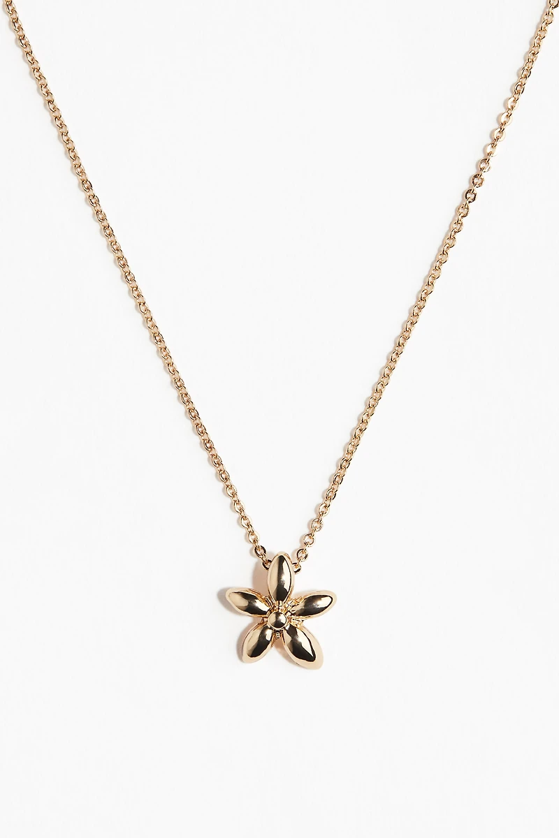 Flower-Pendant Necklace