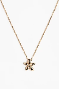 Flower-Pendant Necklace