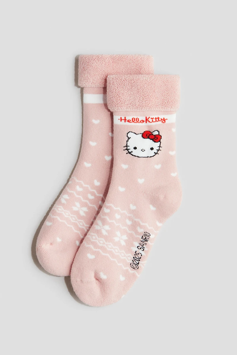 Lot de 3 paires chaussettes en bouclé