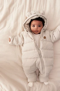 Combinaison d'hiver doublée de tissu peluche