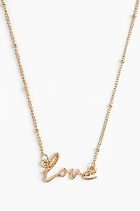 Text-Motif Necklace