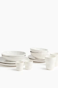 2-Pack Textured Stoneware Soup Bowls