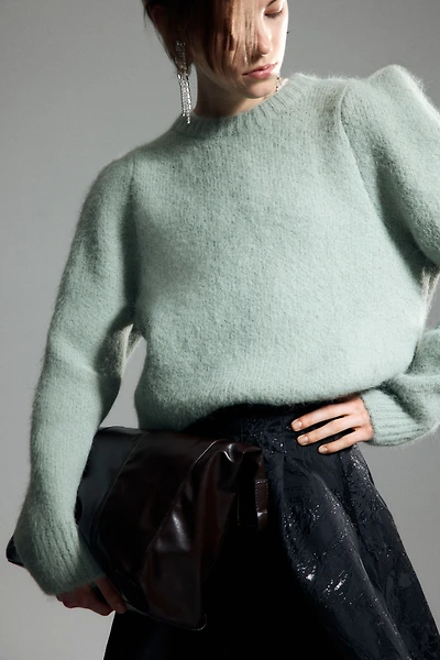 Jacquard-Knit Sweater