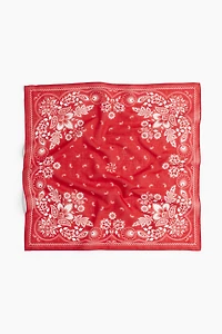 Patterned Cotton Scarf