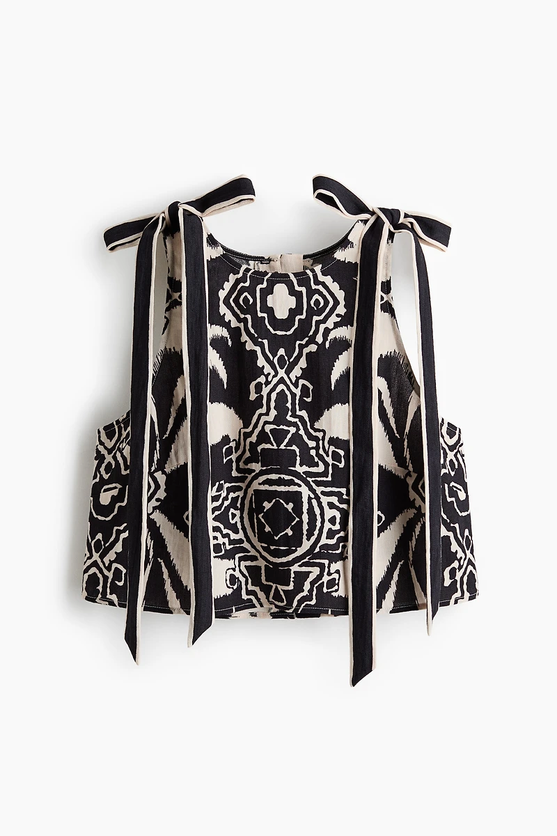 Tie-Strap Crop Top