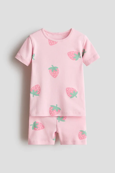 Snug Fit Printed Cotton Pajamas