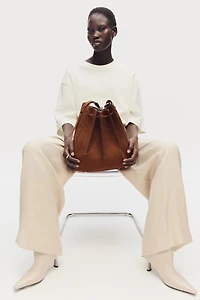 Pleated Shoulder Bag