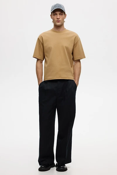 Loose-Fit Linen-Blend Pants