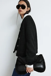 Veste en tissu texturé