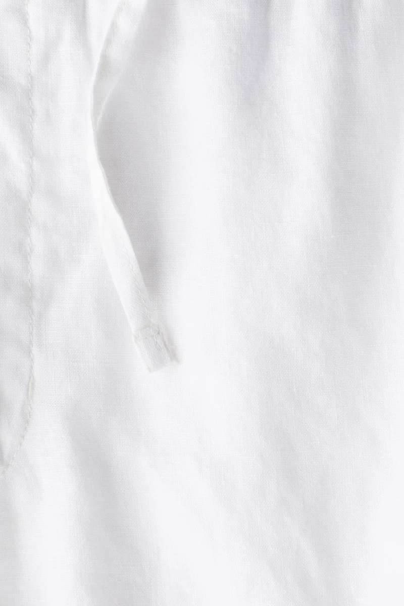 Regular-Fit Linen Shorts