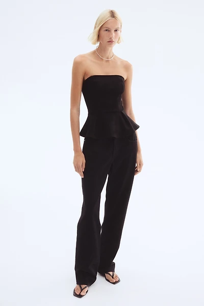 Haut bandeau péplum