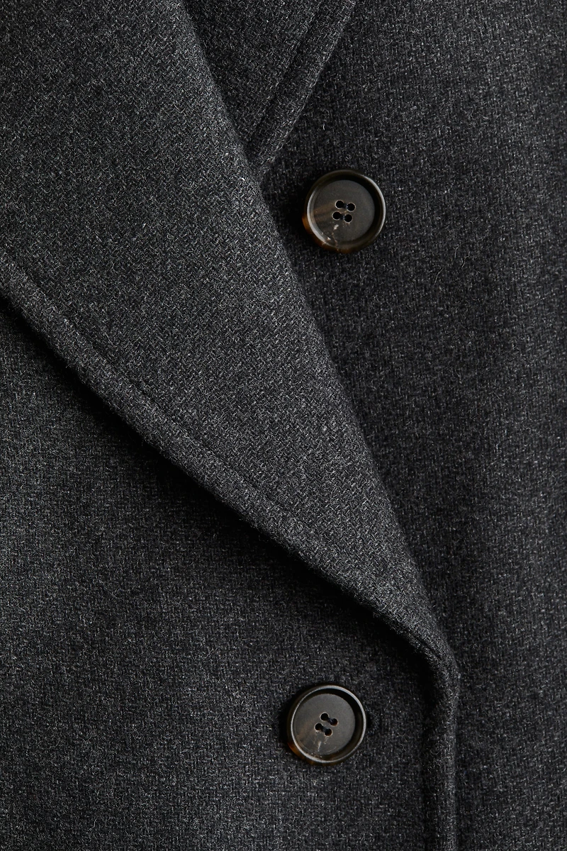 Manteau en laine mélangée