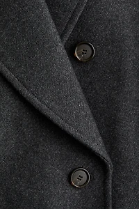 Manteau en laine mélangée