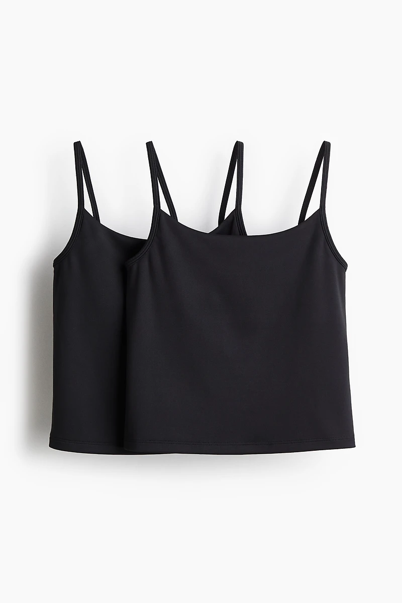 2-Pack Integral-Top Sports Tops with DryMove™