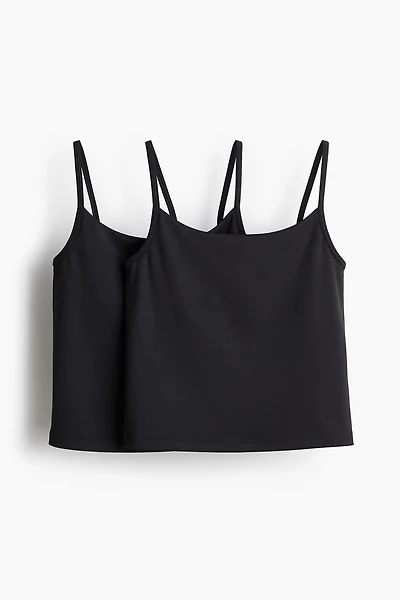 2-Pack Integral-Top Sports Tops with DryMove™
