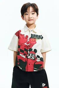 Printed Cotton Poplin Shirt
