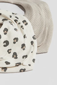 Lot de 2 bavoirs triangulaires