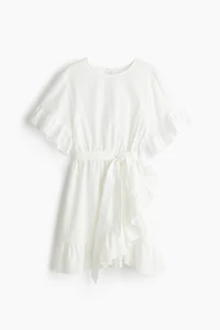 Ruffle-Trimmed Dress