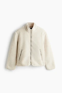 Regular-Fit Teddy Fleece Jacket