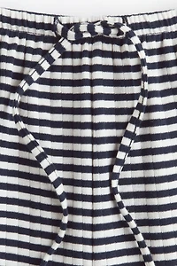 Ribbed Drawstring Pants
