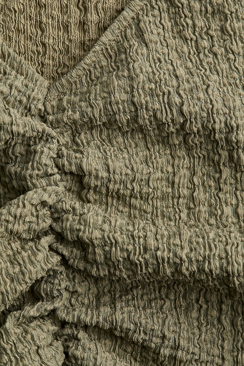 Draped Textured Top
