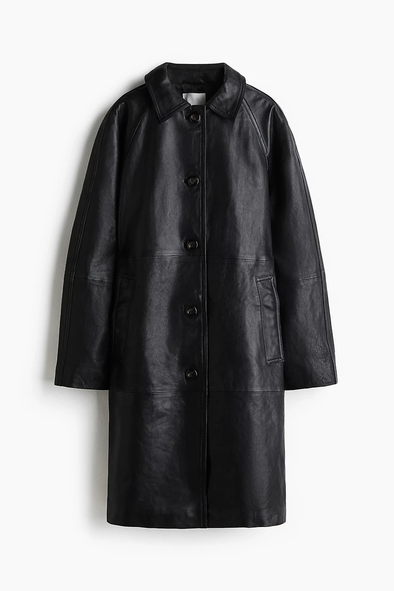 Manteau en cuir