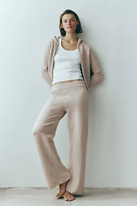 Pantalon large en tricot