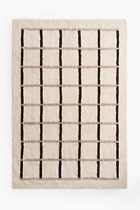 Large Tufted Wool-Blend Rug