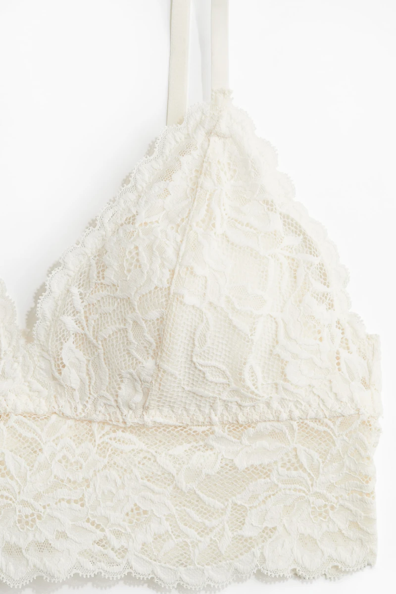 Padded lace bralette