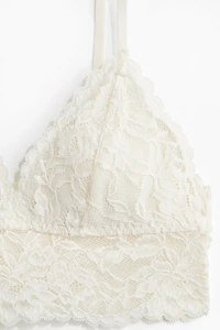 Padded lace bralette