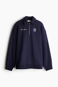 Sports Sweatshirt with Collar