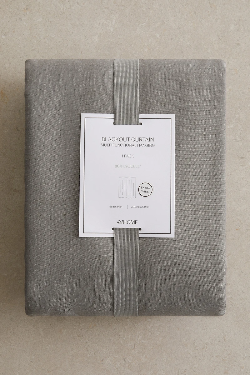 Single-pack Wide Blackout Curtain Panel