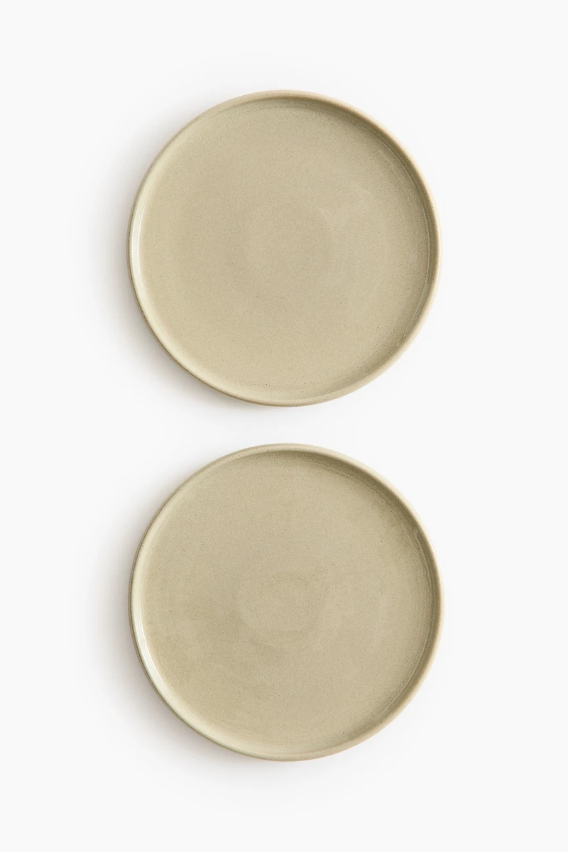 2-Pack Stoneware Dinner Plates